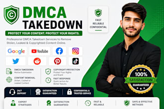 remove stolen content from google and social media