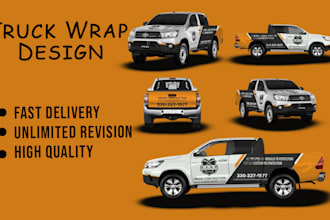 do truck wrap design, trailer wrap design, food truck wrap, van wrap design
