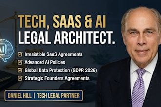 draft tech focused business contracts, saas agreements, and ai policies