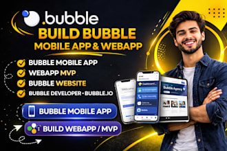 build bubble mobile app webapp mvp bubble website bubble developer bubble io
