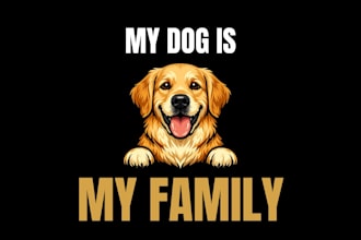 create cute funny and emotional pet lover t shirt designs