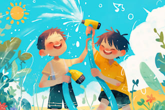 children book illustration and children book illustration