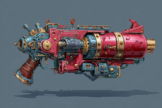 create weapon concept art for you