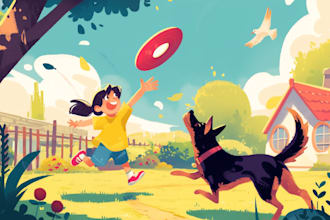 children book illustration and children book illustration