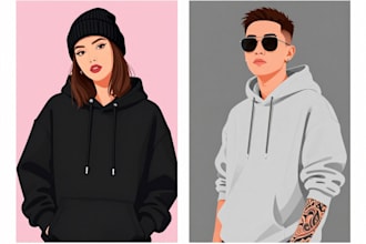 do a vector portrait for you