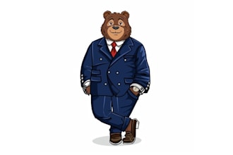 design unique bear logo