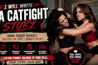 write steamy nsfw catfight story