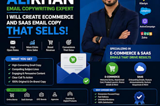 create ecommerce and saas email copy that sells