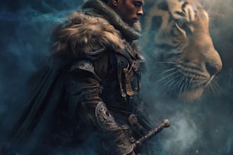 design fantasy book cover or ebook cover