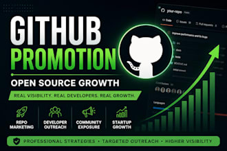 boost visibility for your github project and startup