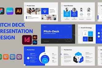 do investor pitch deck proposal, startup pitch deck presentation template design