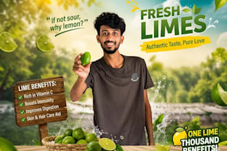 design eye catching youtube thumbnail and poster
