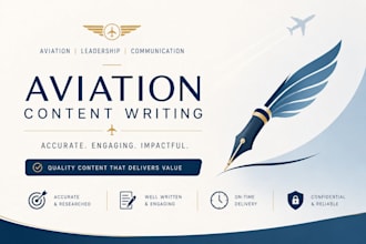 write aviation contents, essays, investigation reports
