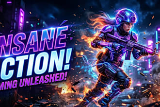 design viral youtube thumbnails for gaming videos
