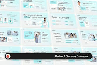 design clinical trial drug study powerpoint presentation design for pharma
