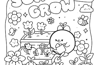 draw digital coloring book pages printable for children or adult