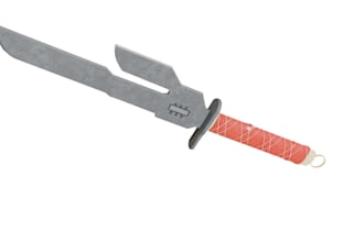 create game ready 3d weapons and swords in blender