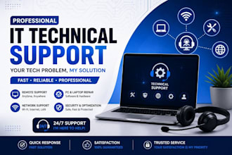 provide expert IT technical support and networking services