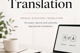 translate korean to english naturally