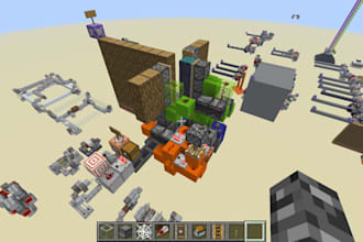 make a minecraft redstone circuit