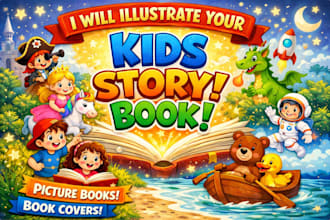 draw children book illustration and picture book illustrator