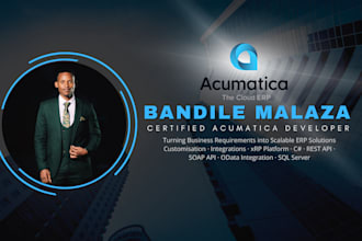develop custom acumatica erp modules and extensions