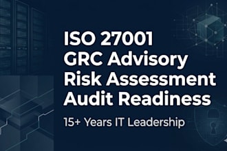 help with iso 27001, grc and cybersecurity compliance