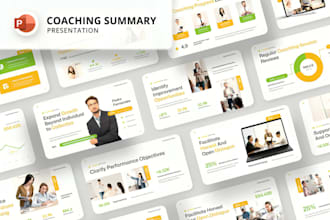 design business coach life coach corporate trainer slide powerpoint presentation