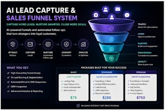 build ai lead capture and sales funnel automation