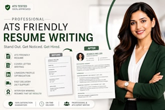 write professional  resume and CV for job seekers