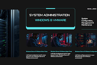 provide windows server and vmware administration services