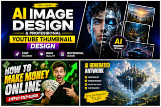 create ai generated images and youtube thumbnails