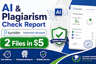 check 2 files for plagiarism and ai detection