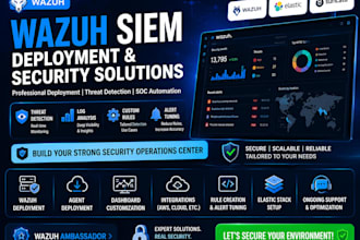 deploy wazuh siem from scratch, detection rules, and threat intel integra