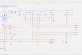 draw panel layout and wiring diagrams