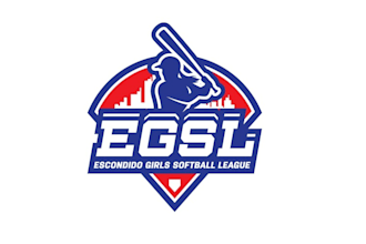 design youth girls softball league logo