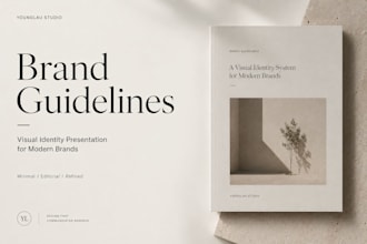 create a modern brand guideline for contemporary brands