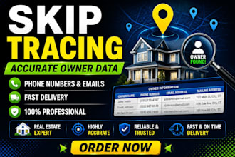 provide accurate skip tracing and property owner leads