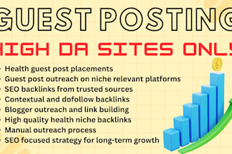 do health guest post outreach and SEO backlinks