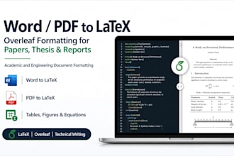 convert word or PDF to latex overleaf