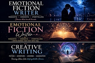 write emotional stories, ebooks and creative content