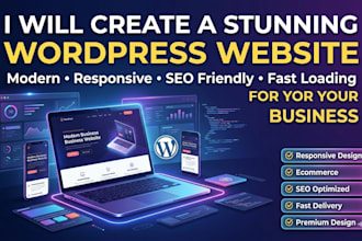 create a stunning wordpress website for your business