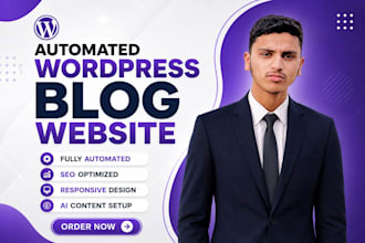 create an automated autoblog website with SEO and adsense friendly design