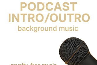 create a royalty free intro and outro for your podcast