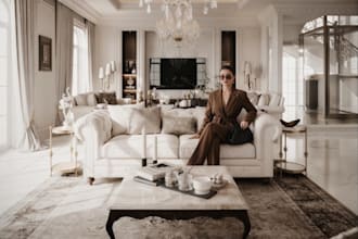 renovation virtual home staging, 3d floor plan, unique interior, shopping list