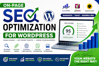 do on page SEO optimization for wordpress with rankmath, yoast, and inter
