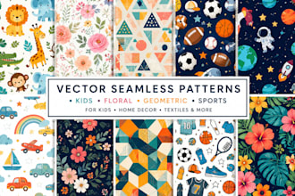 design seamless repeat vector patterns design