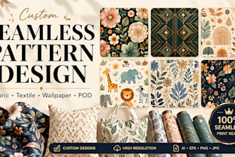 design seamless pattern for fabric, textile, wallpaper and pod products