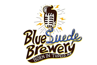 create super legendary craft beer bar logo for blue brewery