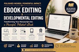 offer developmental editing for a nonfiction book selfhelp and consciousness